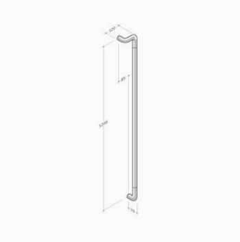 313 pba Handle in colored Nylon measures