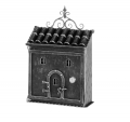 1076 Galbusera Wall Mail Box Artistic Wrought Iron
