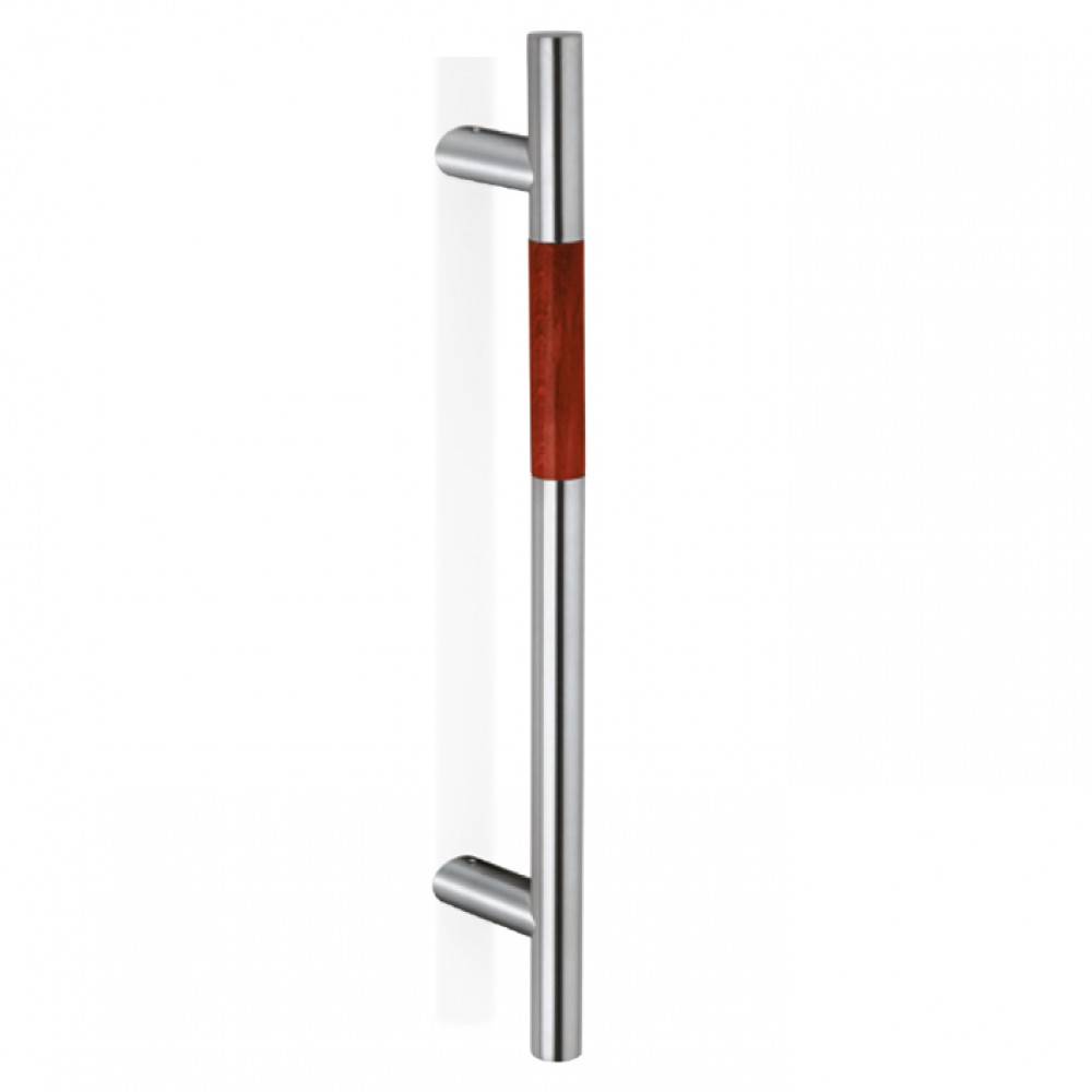 200.YOD.411 pba Pull Handle Wood and Stainless Steel AISI 316L