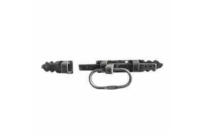 2358 Wrought Iron Horizontal Bolt Handmade for Doors Lorenz Ferart