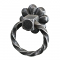 3210 Twist Ring Wrought Iron Furniture Handle Lorenz Ferart