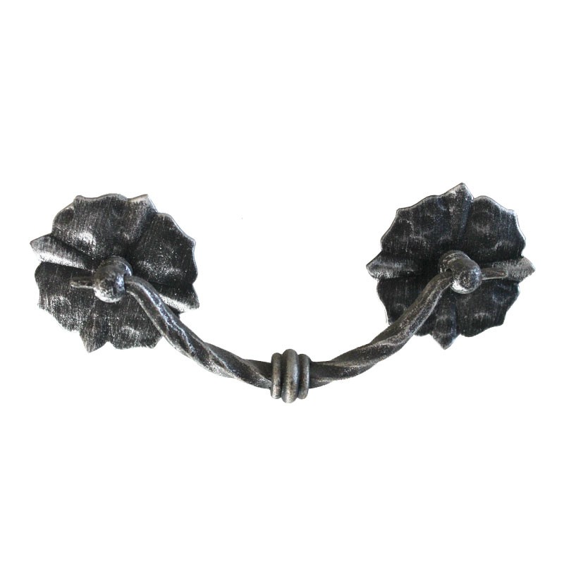3227 Horizontal Original Wrought Iron Furniture Handle Lorenz Ferart