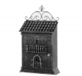 Wrought Iron Wall Mailbox Galbusera 868 Made in Italy