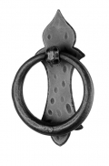 321 Door Knocker with Plate Galbusera Artistic Wrought Iron