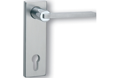 Pair of Ghidini Cartesio Q OCL-M4/F1 Lever Handles with Plate
