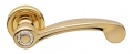 Cosmic Linea Calì Door Handle Pure Gold with Swarovski Crystal