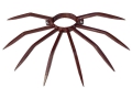 Anti-theft Bollard with Spikes and Back Collar 80 mm Grimpo