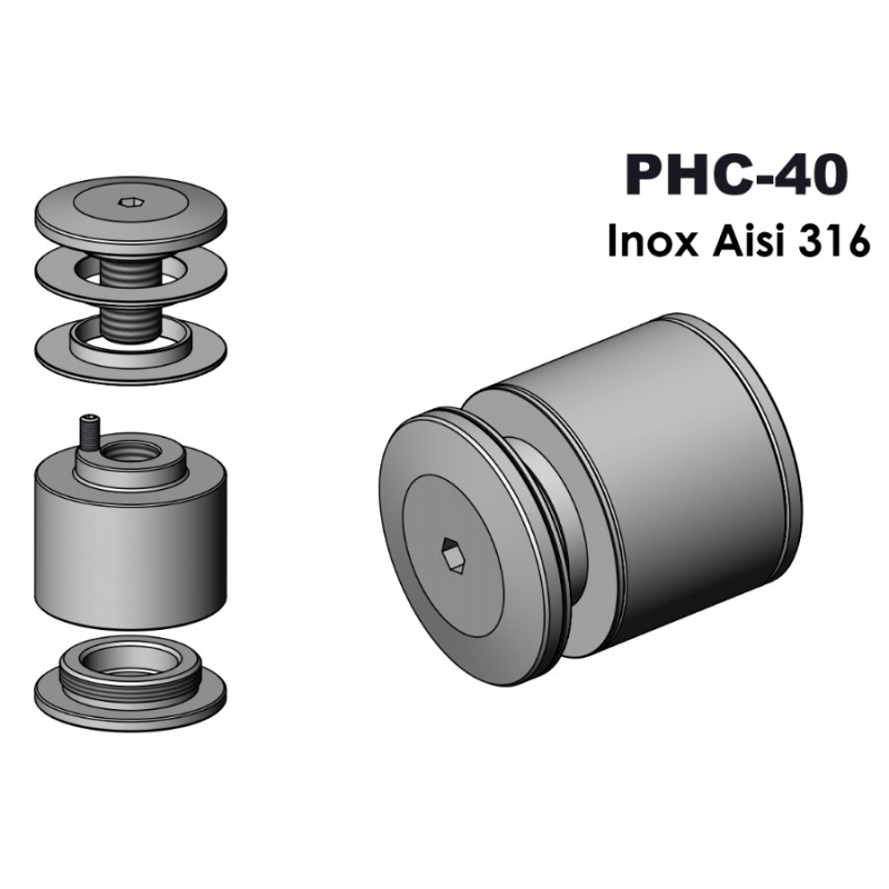 Spacer for Railings PHC-40 Inox Aisi 316 SpeedyByCasma