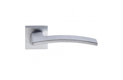 Artemide Series Fashion forme Door Handle on Square Rosette Frosio Bortolo Made in Italy Design