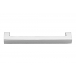 Alba Chrome Door Handle on Rosette Made in Italy by Colombo Design