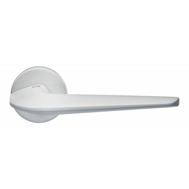 H416 Made in Italy Design Handle for Door on Rosetta by Valli & Valli