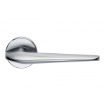H416 Made in Italy Design Handle for Door on Rosetta by Valli & Valli