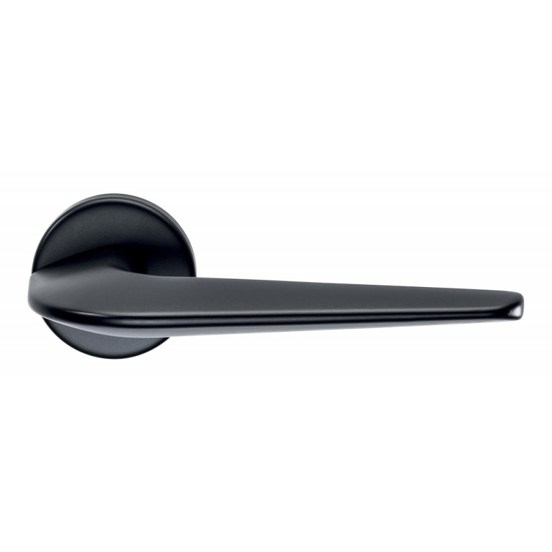 H416 Made in Italy Design Handle for Door on Rosetta by Valli & Valli