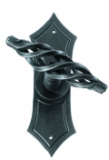Window Handle with Iron Plate London Galbusera Made in Italy