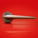 Door Handle Made in Italy Design H 1052 Supersonic by Designer Mikhail Leykin for Valli & Valli