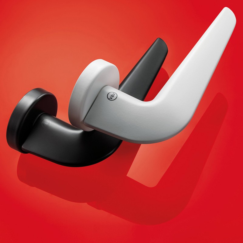 Door Handle Made in Italy Design H 1052 Supersonic by Designer Mikhail Leykin for Valli & Valli