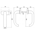 Plastic Handles with Spring Black Colour IBFM
