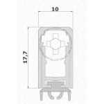 Draft Excluder for Doors Comaglio 920 Special Series Various Sizes
