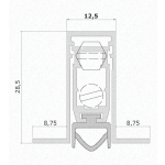 Draft Excluder for Doors Comaglio 1800 Pressure Series Various Sizes