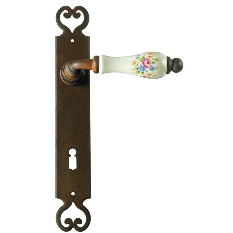 Paris Galbusera Door Handle with Plate