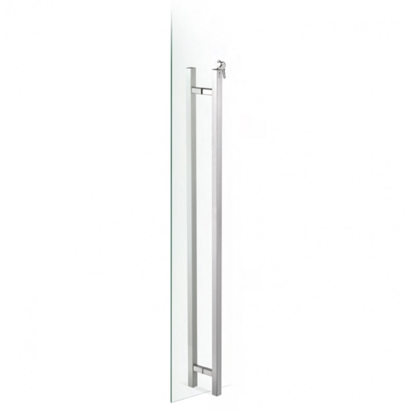 pba KLO.QV Pull Handle with Lock in Stainless Steel AISI 316L