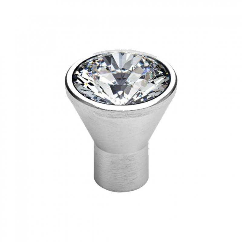 Furniture Knob Linea Calì Crystal Diamante CR with Swarowski®