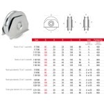 Wheel with Welding Plates Solutions for Sliding Gates