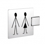 pba 2045 WC Pictogram in Stainless Steel AISI 316L