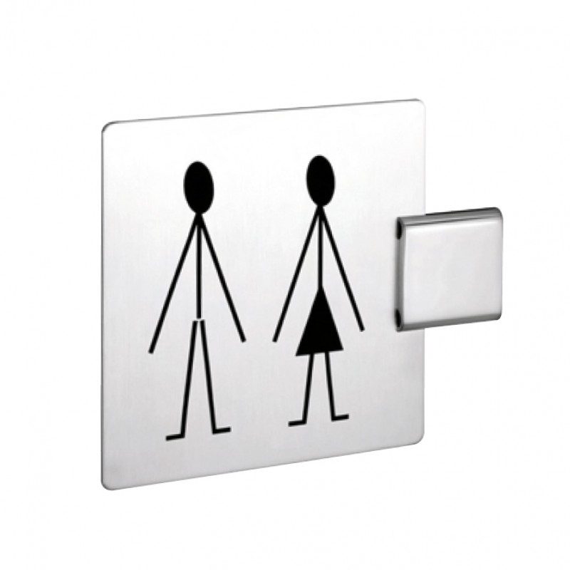 pba 2045 WC Pictogram in Stainless Steel AISI 316L
